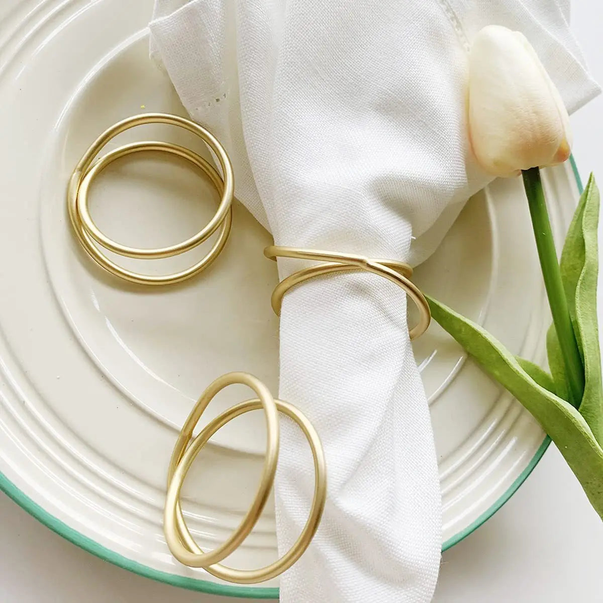 Gold Napkin Rings