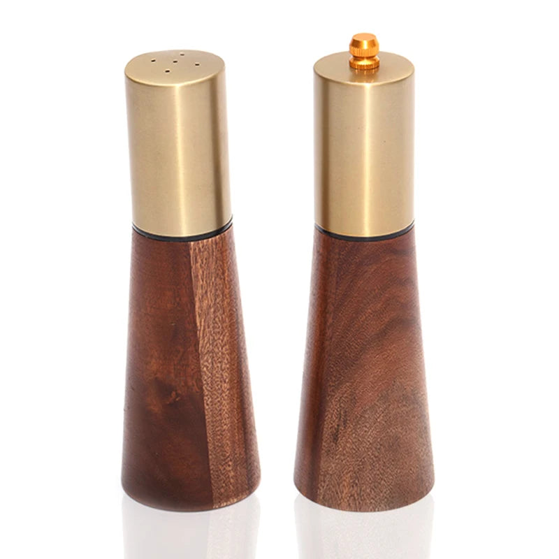 Leeseph Wood Pepper Mill and Salt Shaker Set