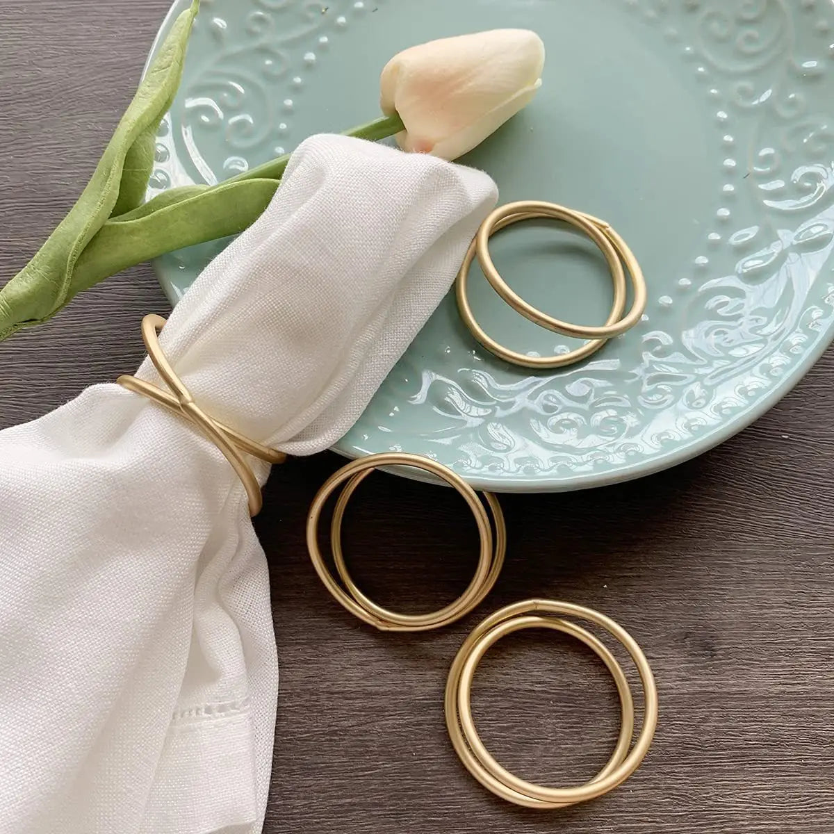 Gold Napkin Rings